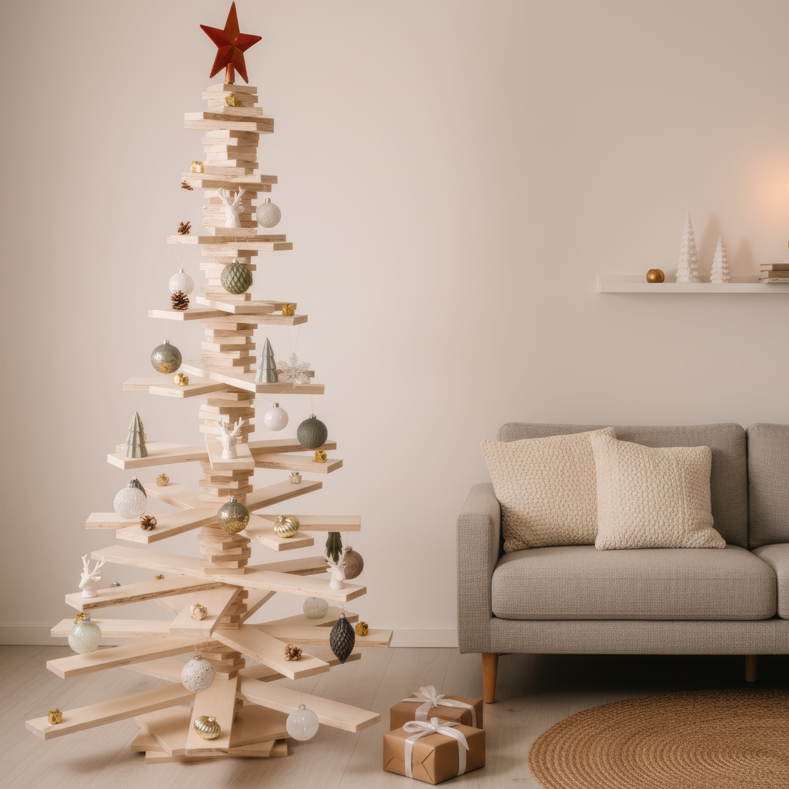 Le Sapin de Noël en bois design et modulable – Fait main en France