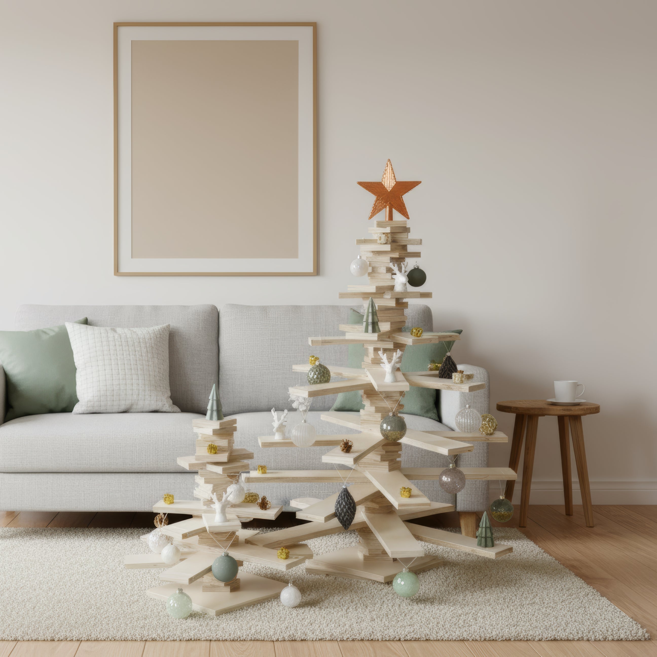 Le Sapin de Noël en bois design et modulable – Fait main en France