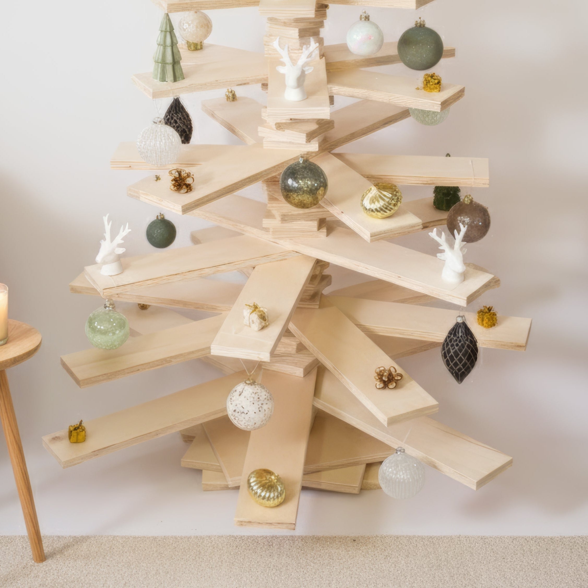 Le Sapin de Noël en bois design et modulable – Fait main en France