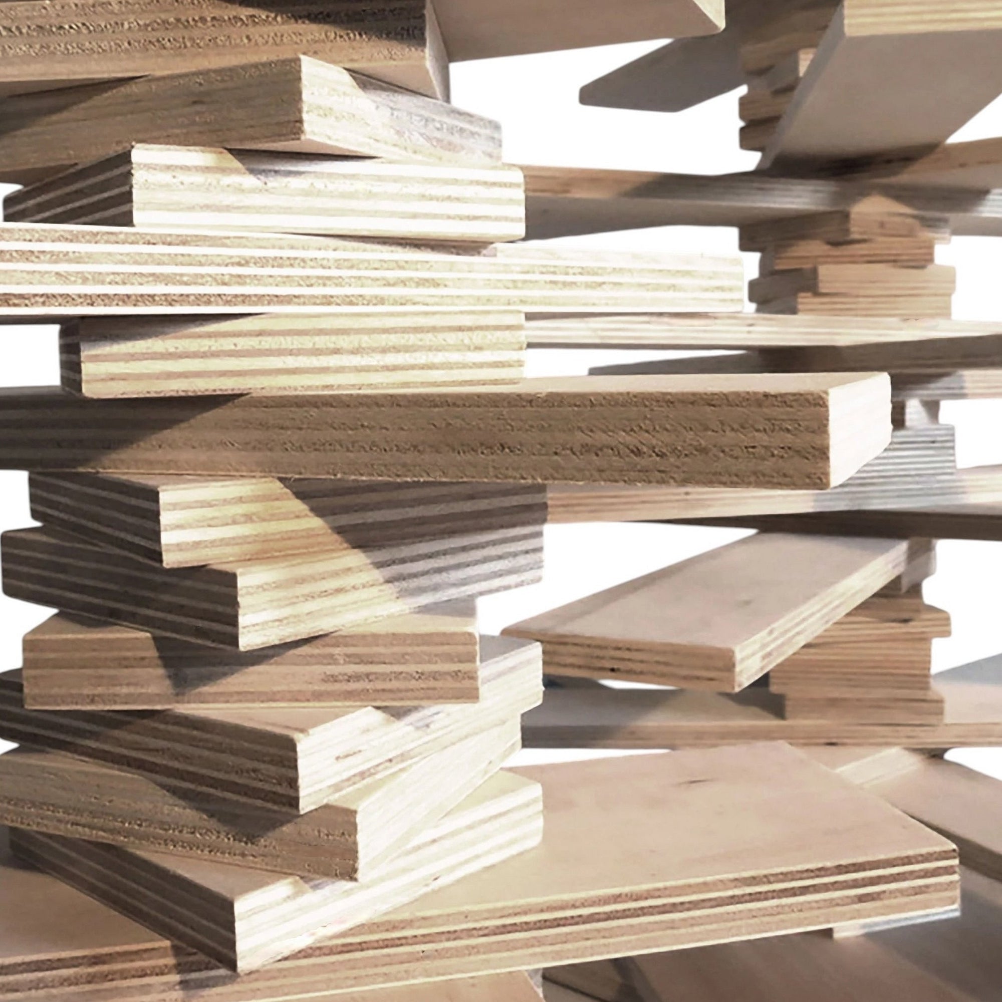 Zoom sur sapin de noël modulable en bois